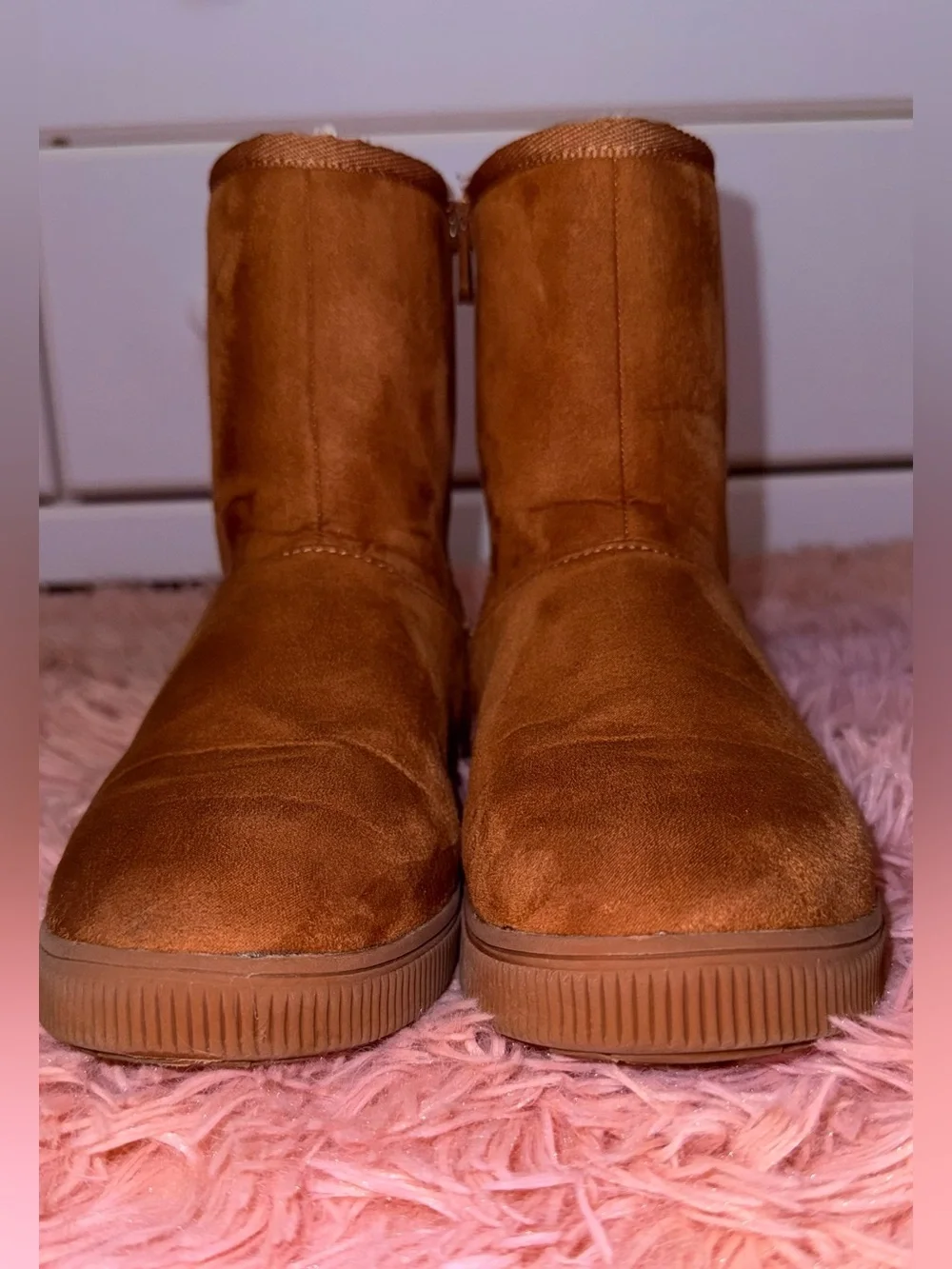 Target Kids Faux-Suede Shearling Boot - Brown